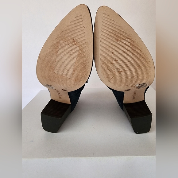 Sole Society Leather Ankle Booties Blue So-Dariela Women's Size 9.5 M - Picture 9 of 13